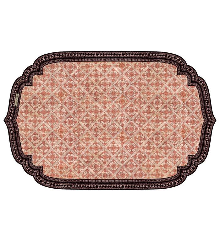 beija Bohemian Garden Vinyl Round Placemat