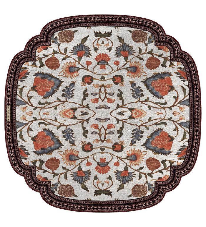beija Bohemian Garden Vinyl Round Placemat