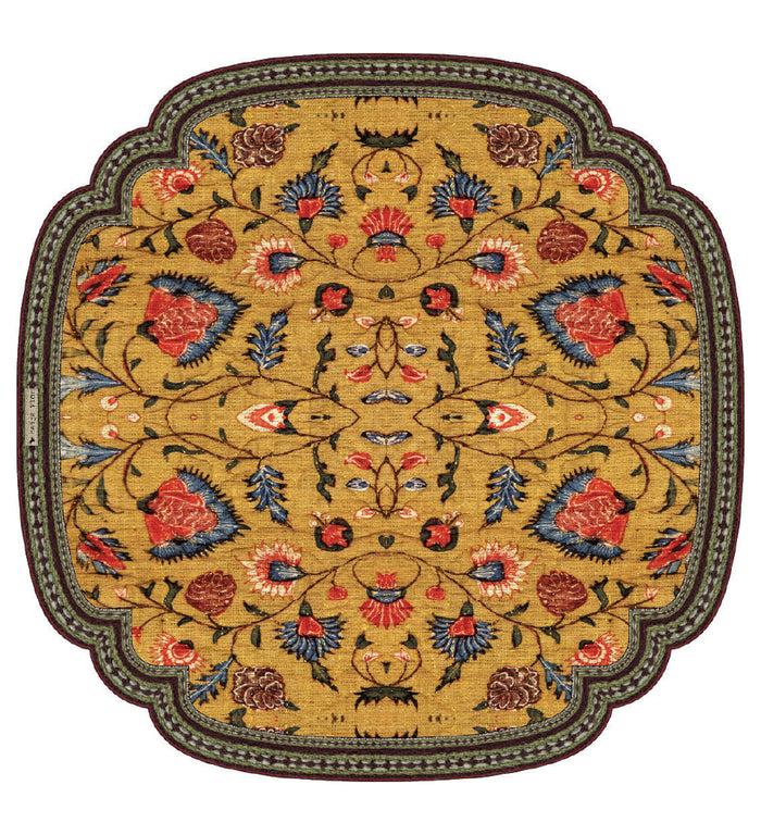 Beija Bohemian Garden Vinyl Round Placemat