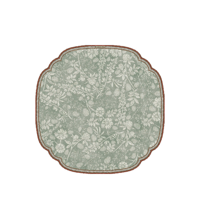 Beija Bohemian Garden Vinyl Round Placemat
