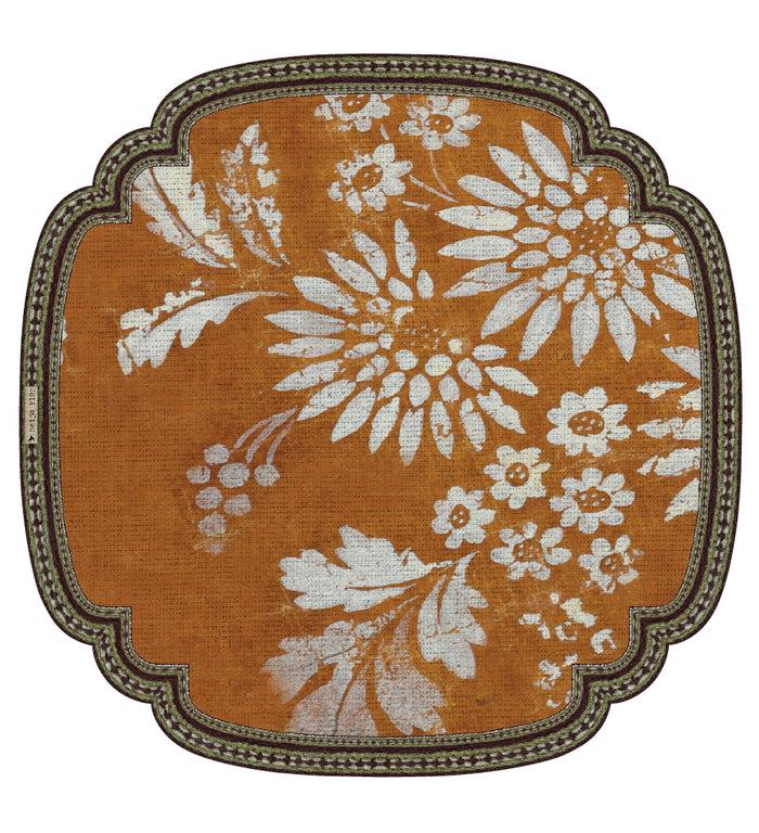 Beija Bohemian Garden Vinyl Round Placemat