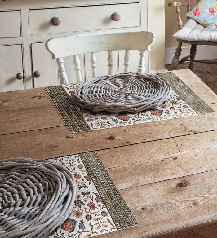 beija Bohemian Garden Vinyl Table Placemat
