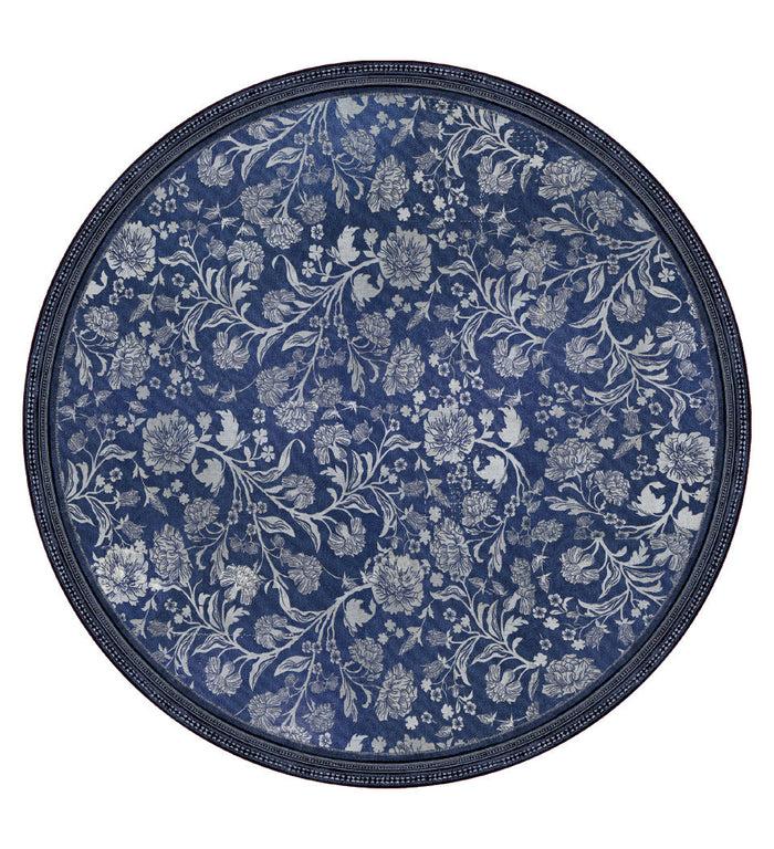 Beija Bohemian Graden Round Vinyl Rug