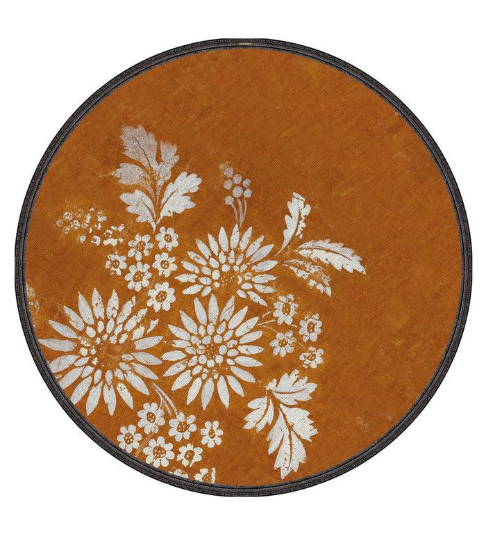 Beija Bohemian Graden Round Vinyl Rug