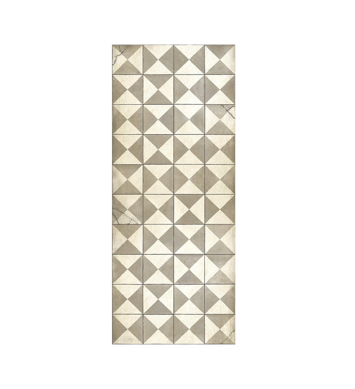 Beija Borgo Gray Antique Vinyl Rug