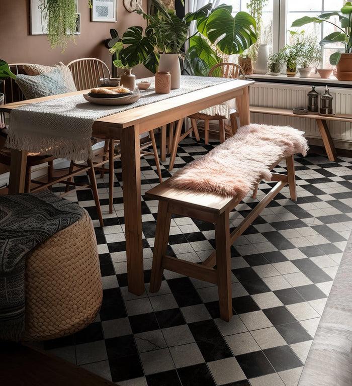 beija Chess Vinyl Rug