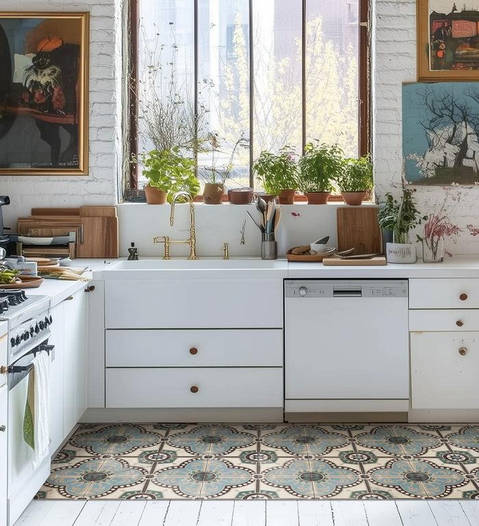 beija Chess Vinyl Rug