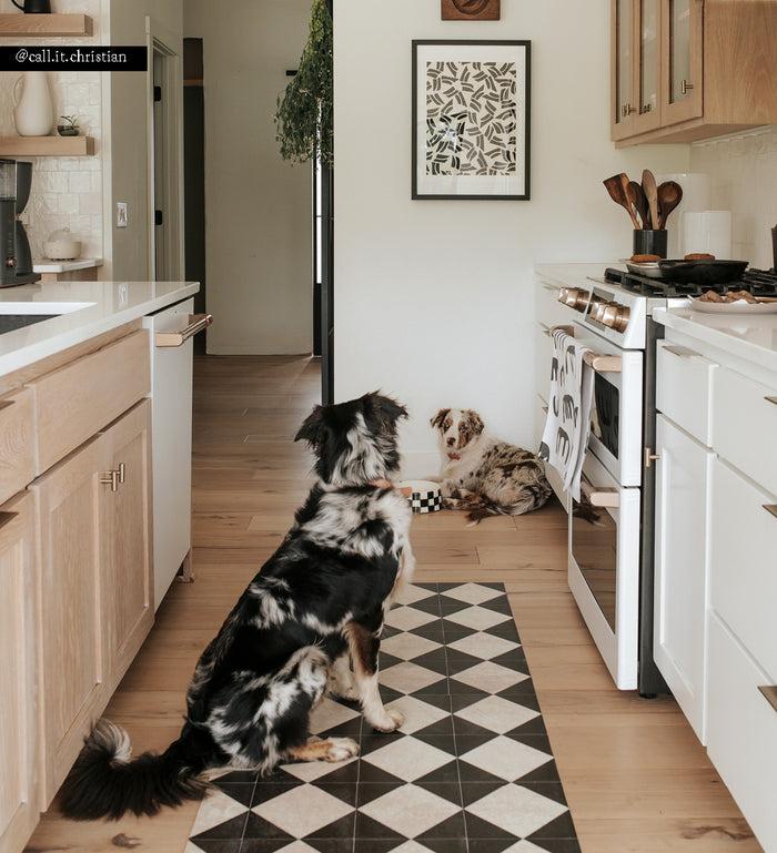 Beija Chess Vinyl Rug