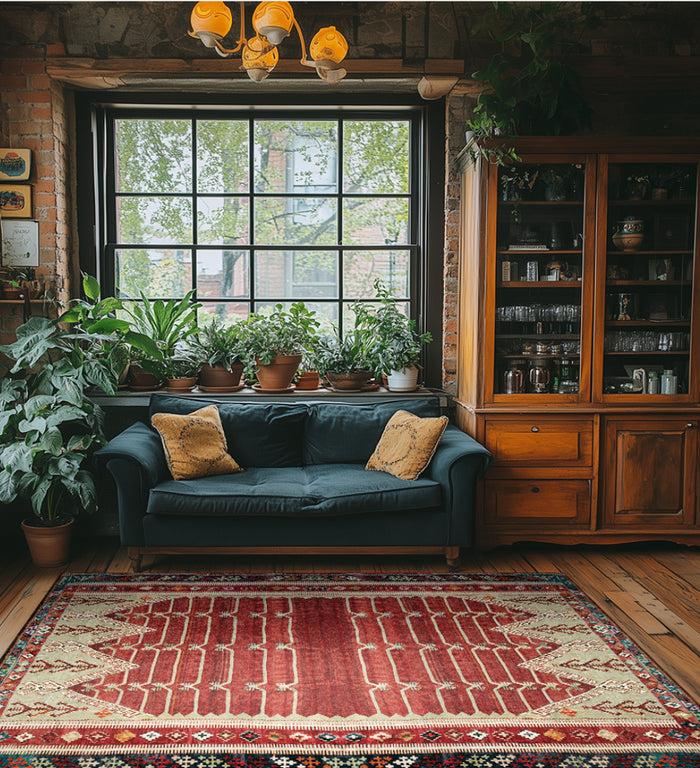 beija Chief Vinyl Rug