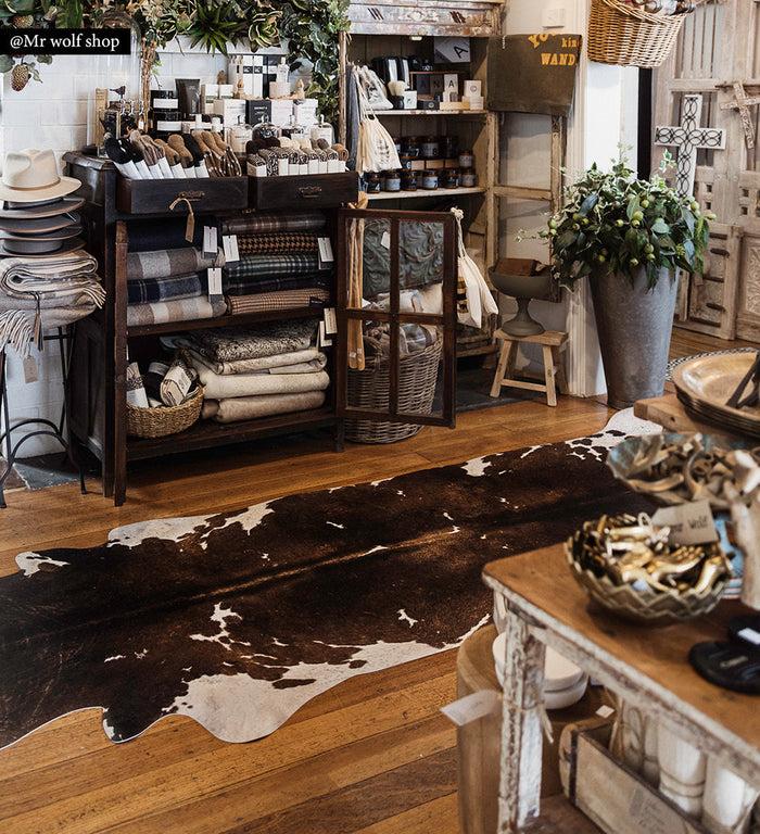 beija Cow Hide Vinyl Rug