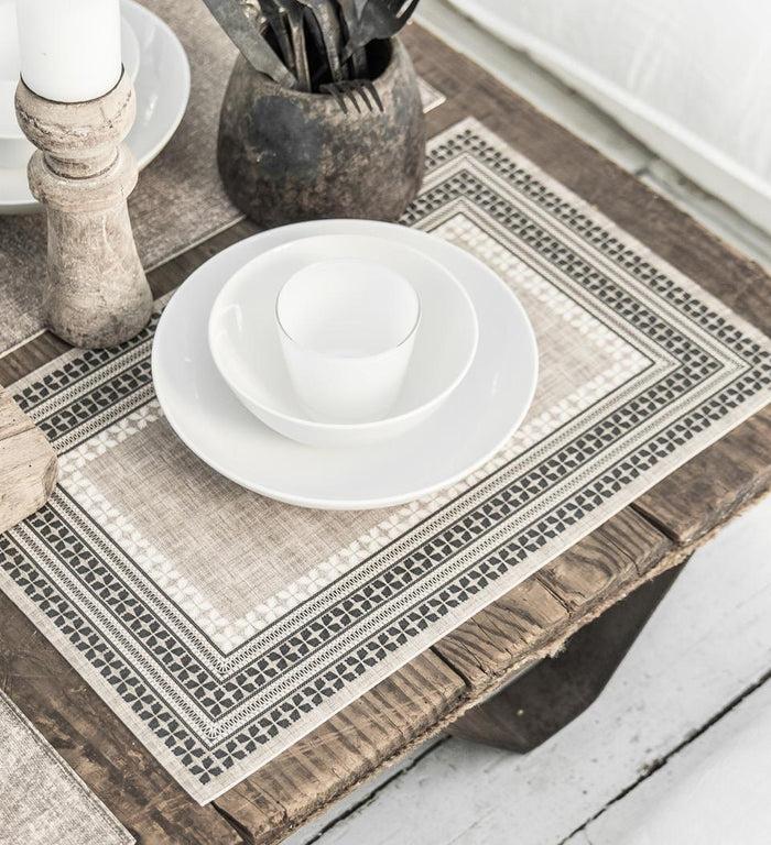 Beija Cross Stitch Vinyl Table Placemat