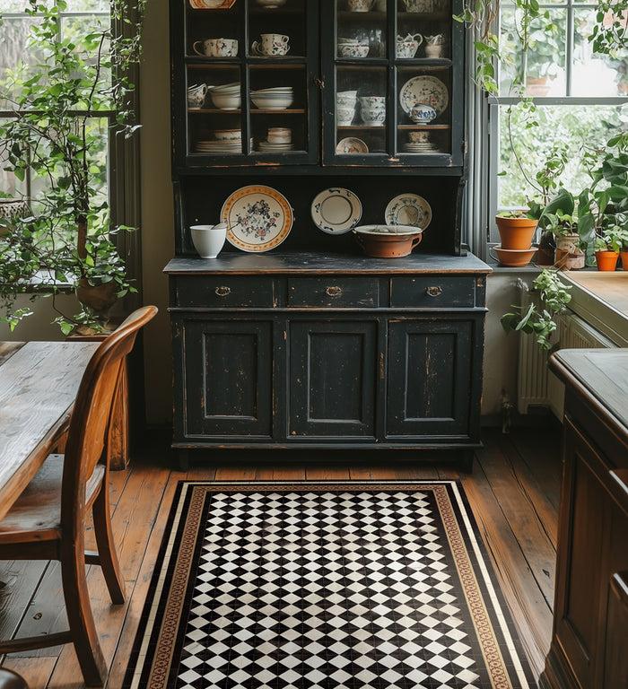 beija Damka Vinyl Rug