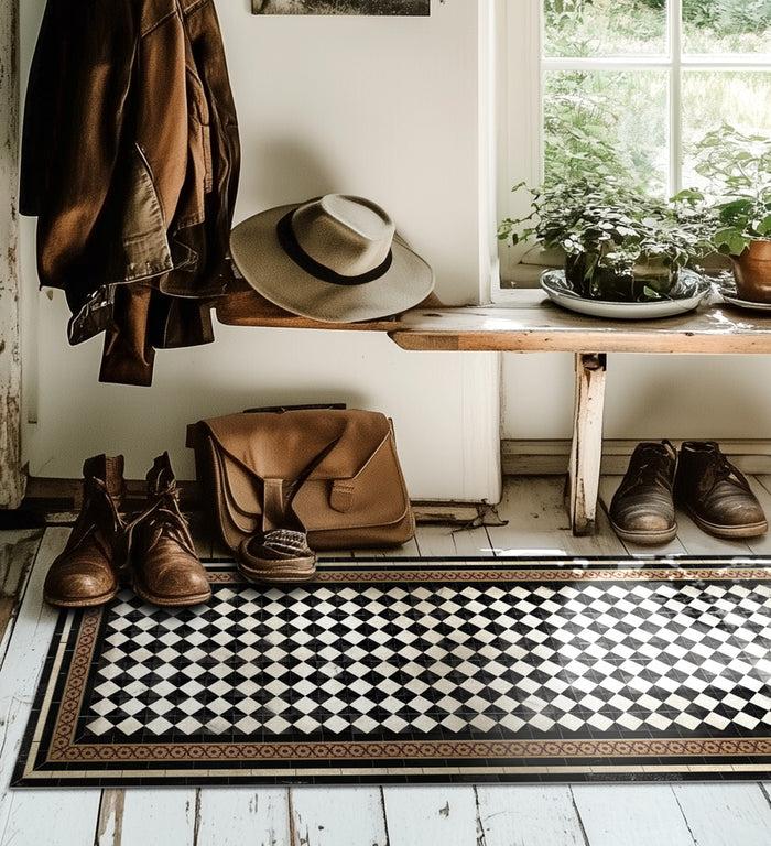 beija Damka Vinyl Rug