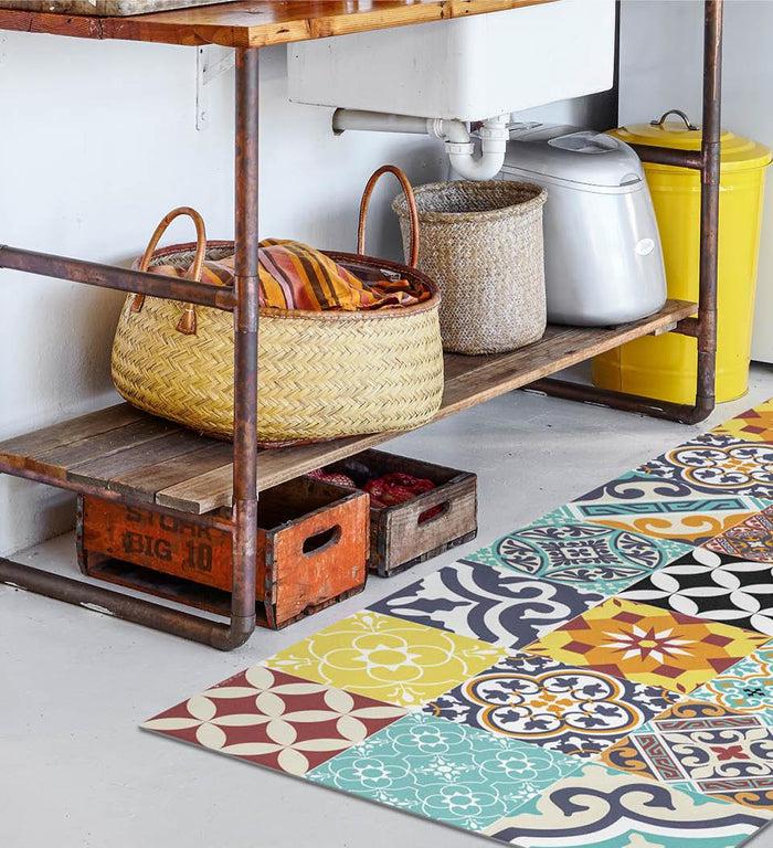 beija Eclectic Vinyl Rug