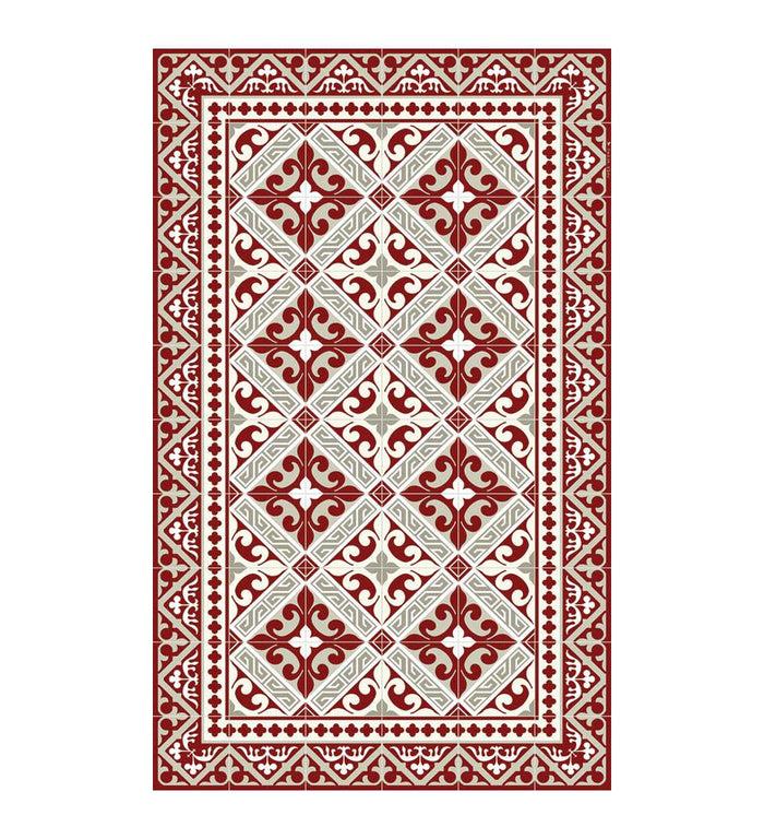 Beija Flor De Lis Vinyl Rug