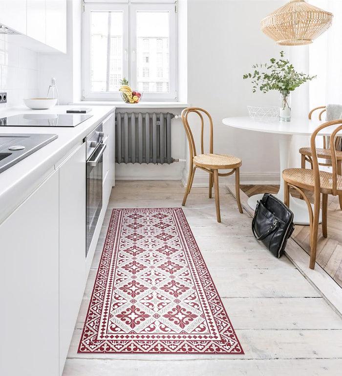 beija Flor de lis Vinyl Rug