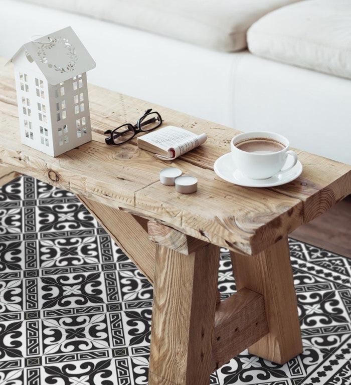 beija Flor de Lis Vinyl Rug