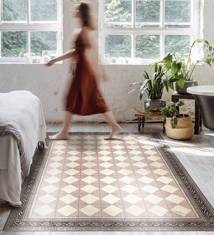 Beija Gambit Blush Vinyl Rug