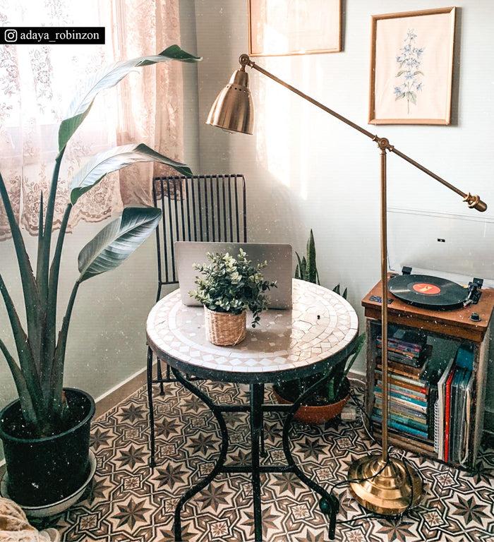 Beija Gothic Modular Vinyl Rug