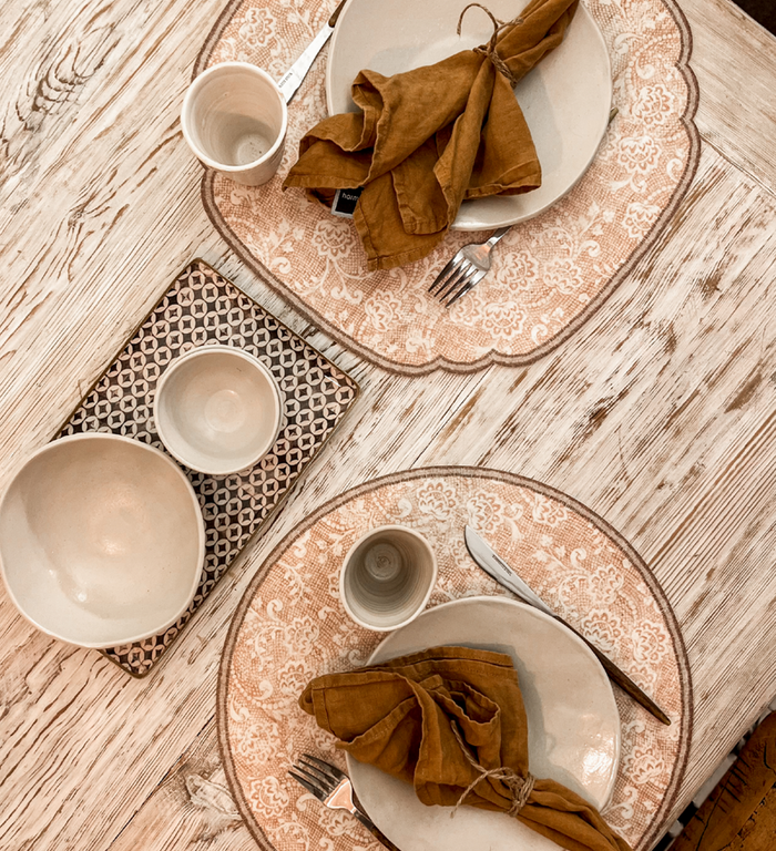 Beija Holy Blush Cutout Vinyl Placemat