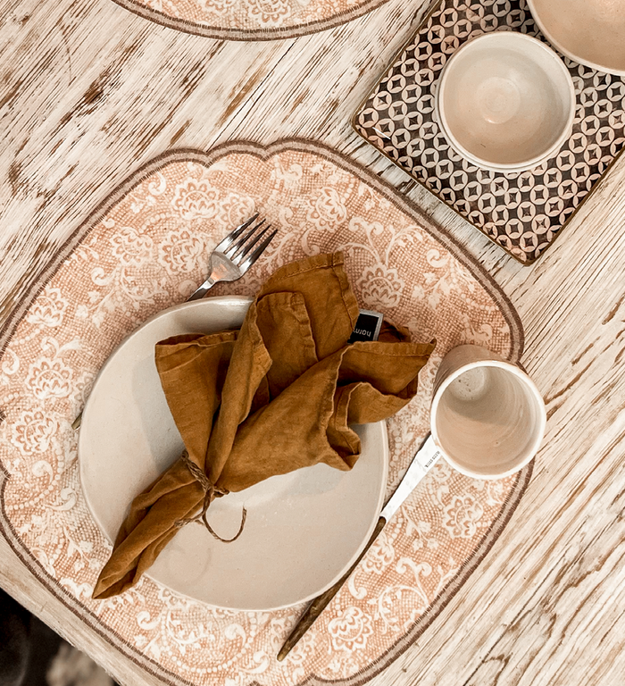 beija Holy Blush Cutout Vinyl Placemat