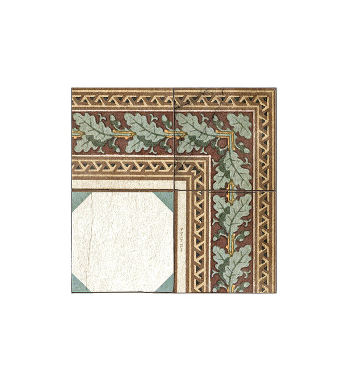 Beija Italiano Cyan Vinyl Rug