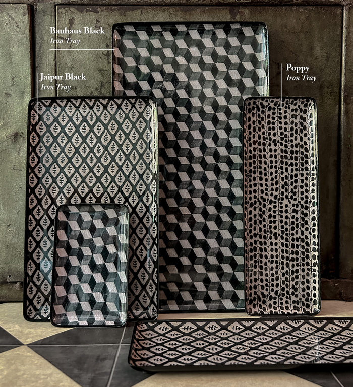 Beija Jaipur Black Iron Tray – Beija Flor World