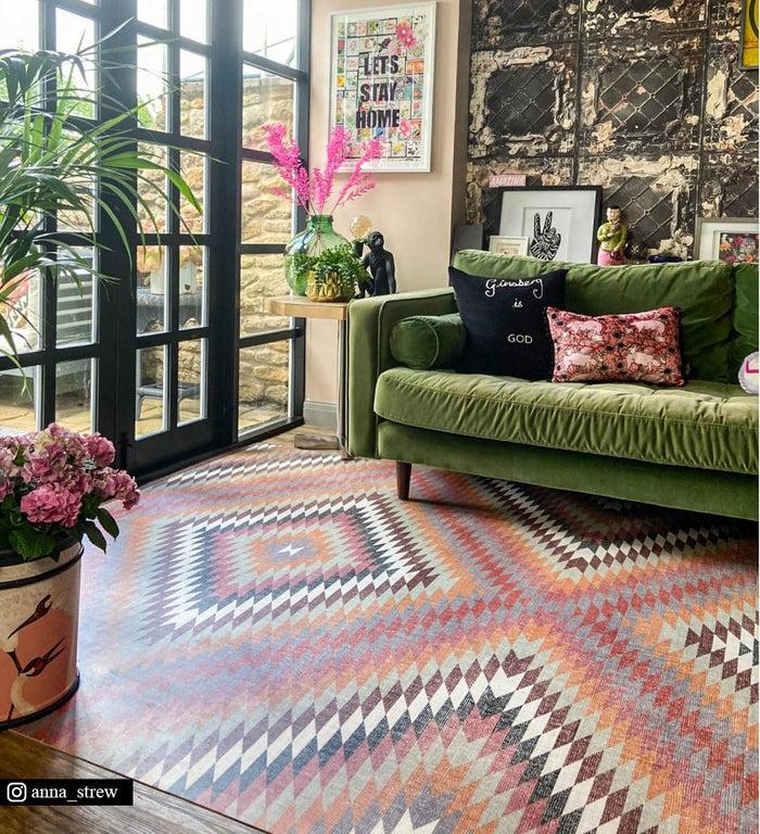beija Kilim Vinyl Rug