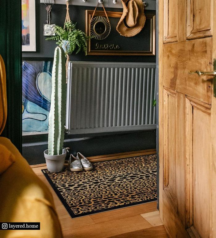 Beija Leopard Vinyl Rug