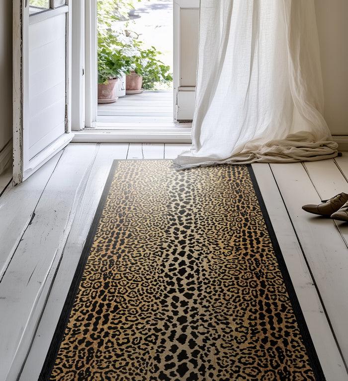 beija Leopard Vinyl Rug