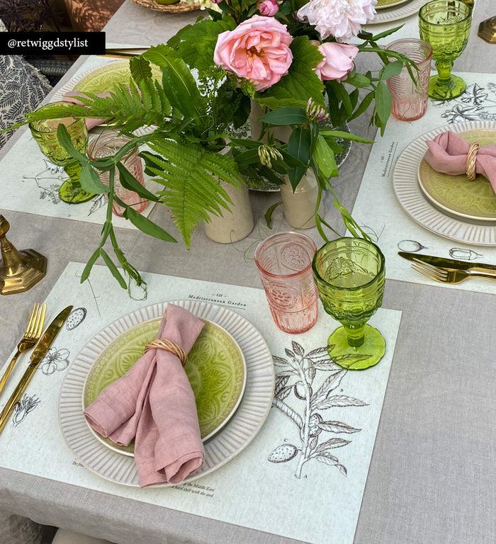beija Meditererranean Garden Vinyl Table Placemat