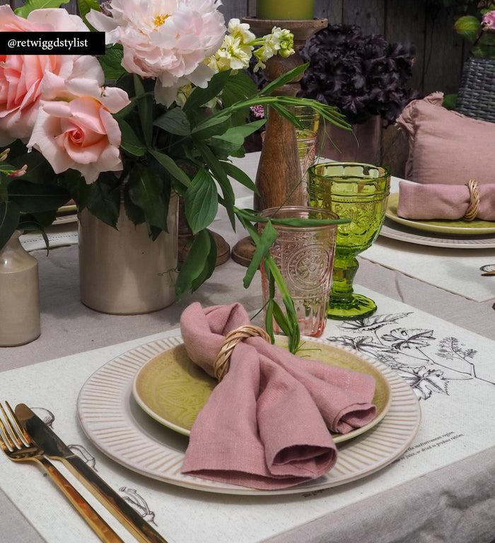 Beija Meditererranean Garden Vinyl Table Placemat