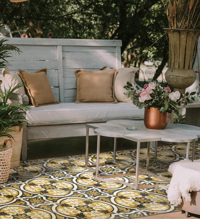 beija Mexico modu Vinyl Rug