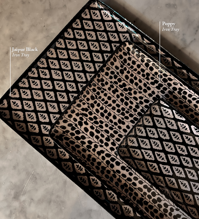 beija Poppy Iron Tray – Beija Flor World