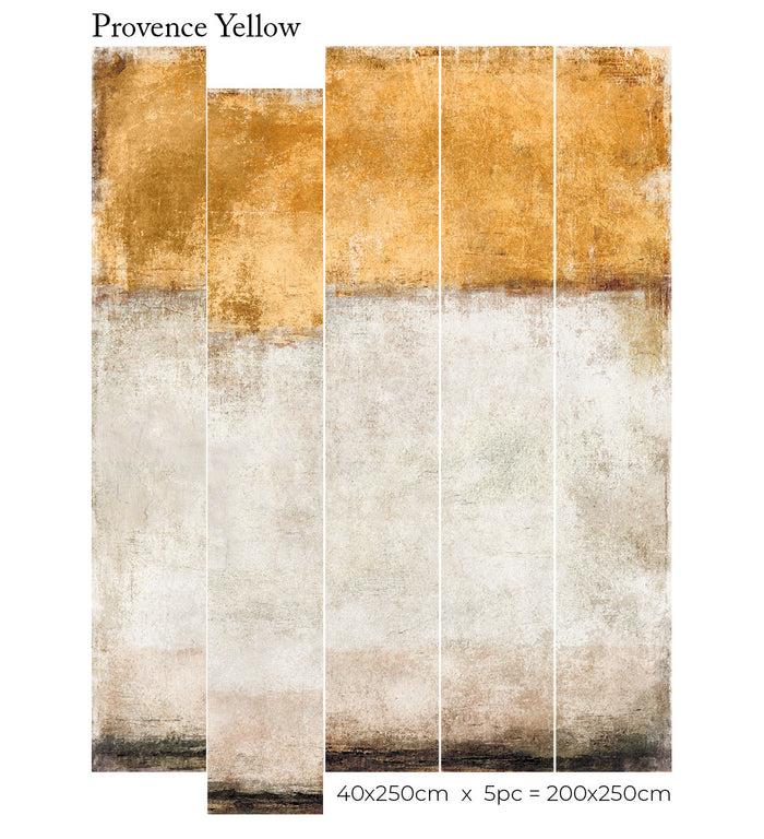 Beija Provence Yellow - KAMI Fresco DIY Wallpaper