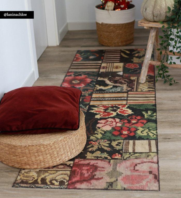 Beija Quilt Kilim Vinyl Rug