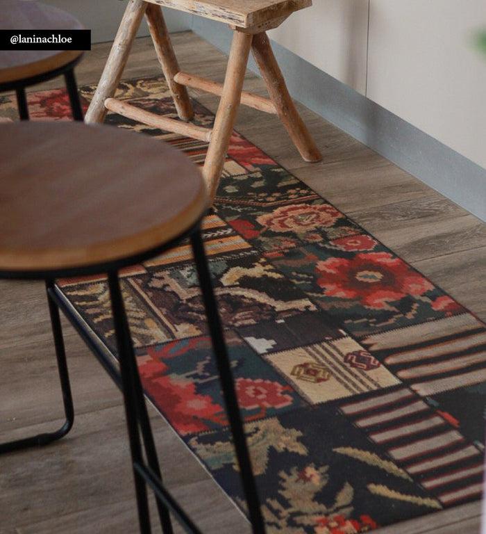 Beija Quilt Kilim Vinyl Rug
