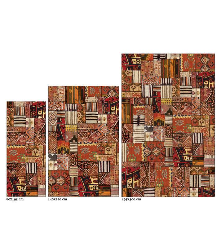 Beija Quilt Kilim Vinyl Rug