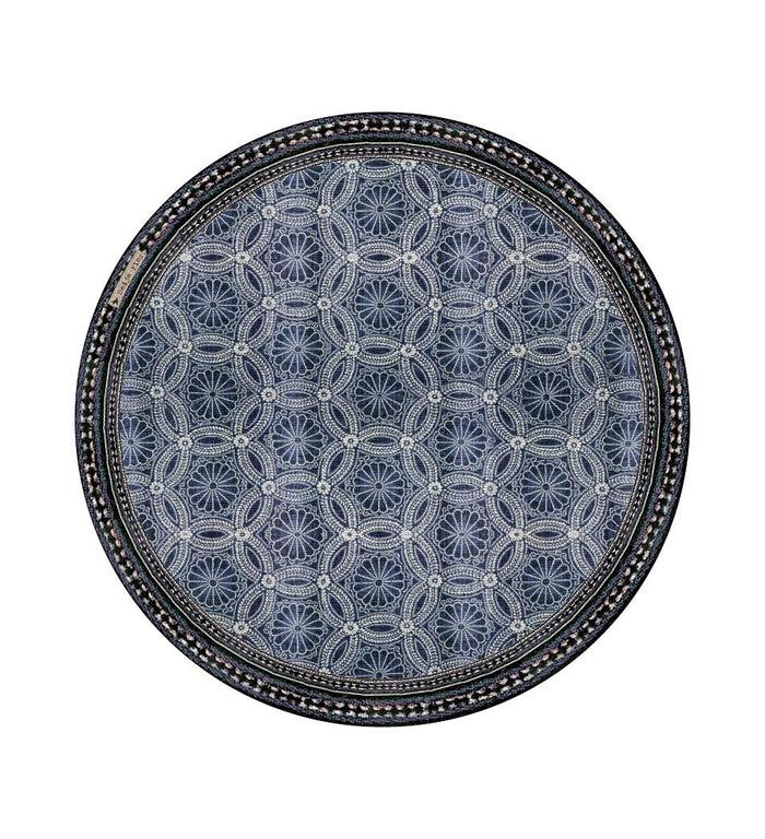 Beija Royal Indigo Vinyl Table Placemat