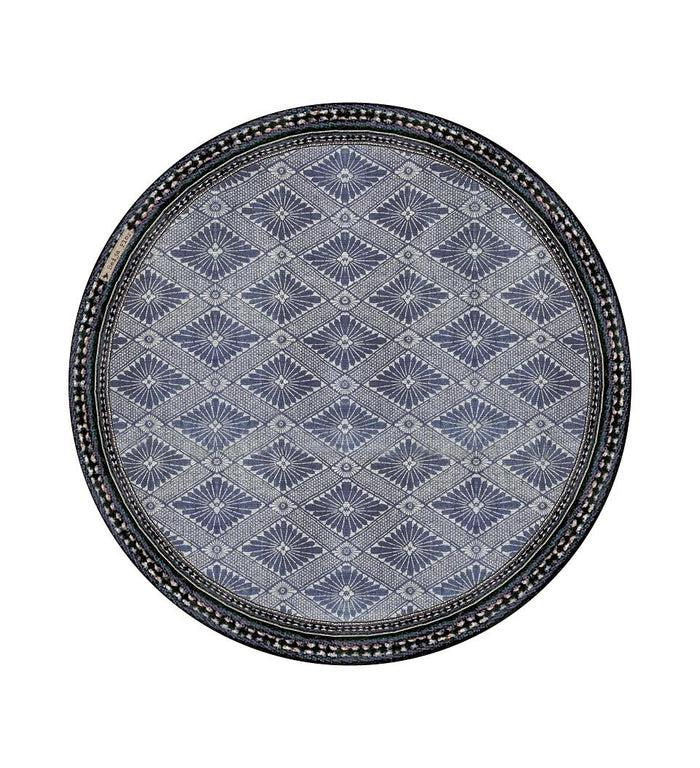 Beija Royal Indigo Vinyl Table Placemat