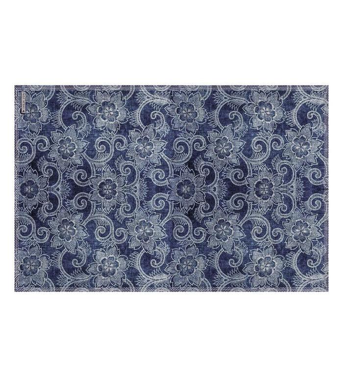 Beija Royal Indigo Vinyl Table Placemat