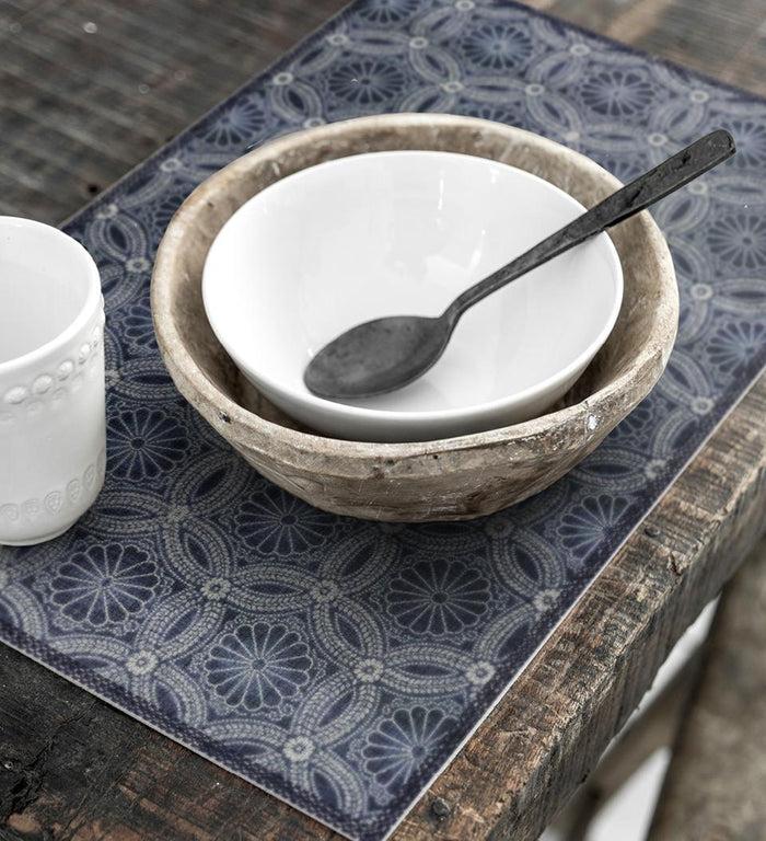 beija Royal indigo Vinyl Table Placemat
