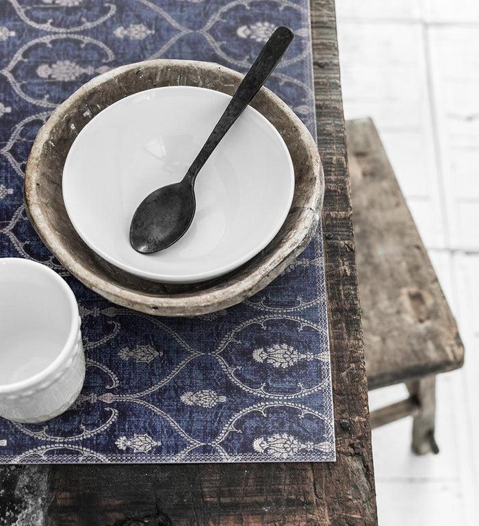 beija Royal indigo Vinyl Table Placemat