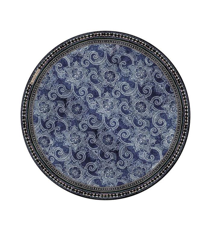 Beija Royal Indigo Vinyl Table Placemat
