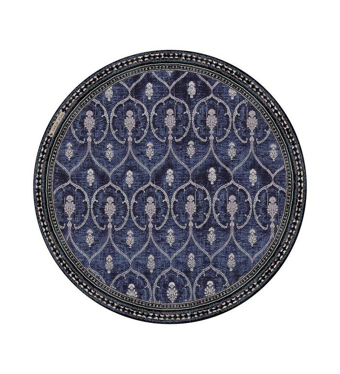 Beija Royal Indigo Vinyl Table Placemat
