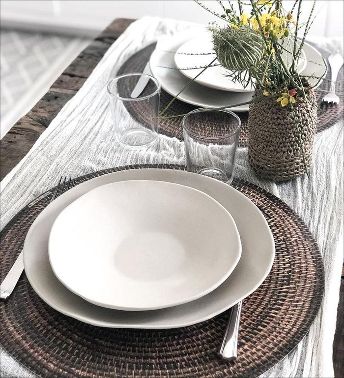 beija Spiral reed Vinyl Round Placemat