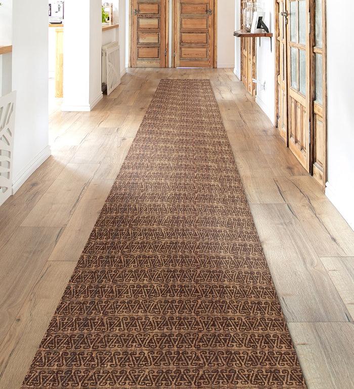 beija Stamped Reed Twist Modular Vinyl Rug
