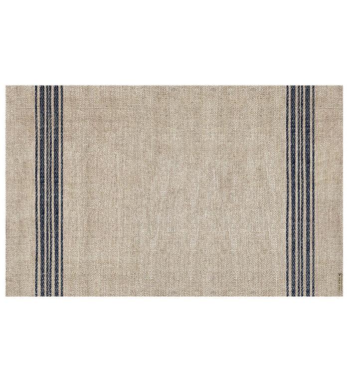 Beija Traditional Linen Vinyl Table Placemat