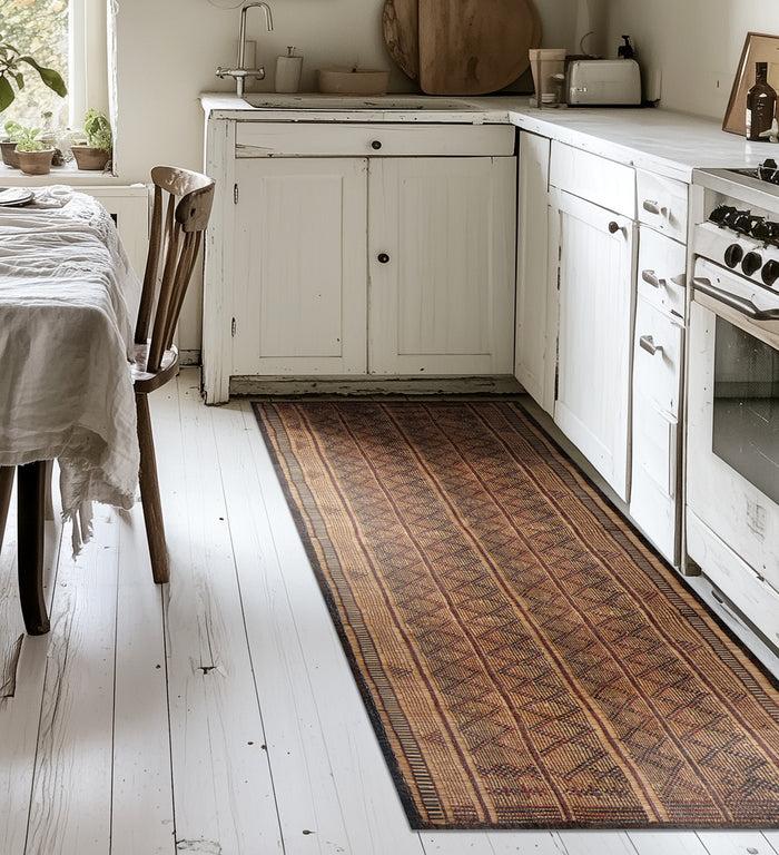 beija Tuareg Natural Vinyl Rug