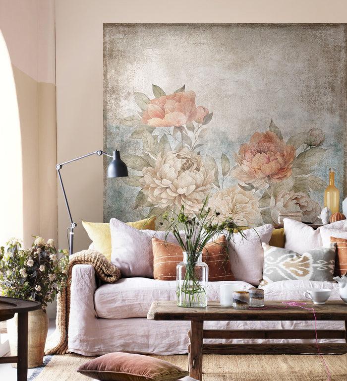 beija Wild Peony - KAMI Fresco DIY wallpaper